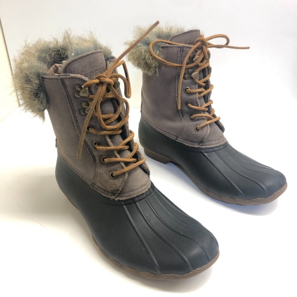 Sperry Top-Sider Women's White Water Fur Lined Boot Size 10 - Picture 3 of 9